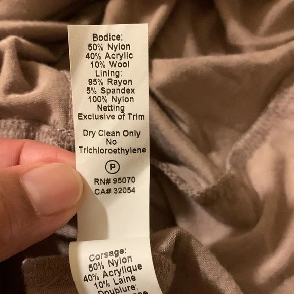 WESTON WEAR by ANTHROPOLOGIE NWOT Dulcie Dress in Neutral Motif - Picture 5 of 7